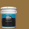 BEHR PREMIUM PLUS 5 gal. #330D-7 Sconce Gold Satin Enamel Exterior Paint & Primer