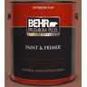 BEHR PREMIUM PLUS 1 gal. #MQ1-61 Upper Eastside Flat Exterior Paint & Primer