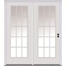 MMI Door 67 in. x 81.75 in. Grilles Between Glass Fiberglass Smooth Prehung Left-Hand Inswing 15 Lite Stationary Patio Door