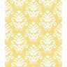 A-Street Prints Keaton Yellow Medallion Wallpaper