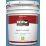 BEHR PREMIUM PLUS 5 gal. #S490-5 Jay Bird Flat Low Odor Interior Paint & Primer