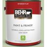 BEHR PREMIUM PLUS 1 gal. #M380-3 Growing Season Flat Low Odor Interior Paint & Primer