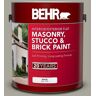 BEHR 1 gal. #PPU25-05 Old Celadon Flat Masonry, Stucco and Brick Interior/Exterior Paint