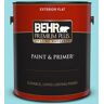 BEHR PREMIUM PLUS 1 gal. #P470-2 Serene Thought Flat Exterior Paint & Primer