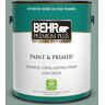 BEHR PREMIUM PLUS 1 gal. #480F-4 Mermaid Net Semi-Gloss Enamel Low Odor Interior Paint & Primer