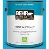 BEHR PREMIUM PLUS 1 gal. #T12-8 Reboot Satin Enamel Low Odor Interior Paint & Primer