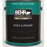 BEHR PREMIUM PLUS 1 gal. #PPU25-11 Salt Cellar Semi-Gloss Enamel Exterior Paint & Primer