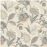 Chesapeake Bohemian Jacobean Grey Prepasted Non Woven Wallpaper