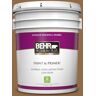 BEHR PREMIUM PLUS 5 gal. #QE-31 Barcelona Brown Eggshell Enamel Low Odor Interior Paint & Primer