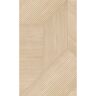 Walls Republic Natural Textured Geometric Wood Panel Style Paste the Wall Double Roll Wallpaper 57  sq. ft.