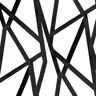 Tempaper Genevieve Gorder Intersections Black on White Removable Peel and Stick Wallpaper, 28 sq. ft.