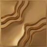 Ekena Millwork 19 5/8 in. x 19 5/8 in. Rogue EnduraWall Decorative 3D Wall Panel, Gold (Covers 2.67 Sq. Ft.)