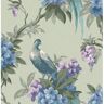 Brewster Home Fashions Golden Pheasant Sage Floral Strippable Non-Woven Paper Wallpaper