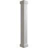 Ekena Millwork 8 in. x 20 ft. Rough Sawn Endurathane Faux Wood Non-Tapered Square Column Wrap w/ Standard Capital & Base