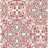 A-Street Prints Florentine Pink Tile Paper Strippable Roll Wallpaper (Covers 56.4 sq. ft.)