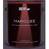 BEHR MARQUEE 1 gal. #PPU17-01 Mata Hari Flat Exterior Paint & Primer