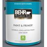 BEHR PREMIUM PLUS 1 gal. #N510-5 Liquid Mercury color Satin Enamel Low Odor Interior Paint & Primer