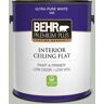 BEHR PREMIUM PLUS 1 gal. #710E-3 Rhino Ceiling Flat Interior Paint