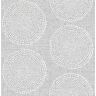 A-Street Prints Salma Grey Medallion Textured Non-pasted Paper Wallpaper