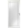 Andersen 3000-Series 36 in. x 80 in. White Right-Hand Full View Etched Interchangeable Aluminum Storm Door with Nickel Hardware