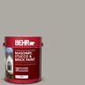 BEHR 1 gal. #PPU24-10 Downtown Gray Satin Interior/Exterior Masonry, Stucco and Brick Paint