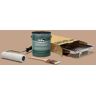 BEHR 1 gal. #PPU4-05 Basketry Extra Durable Semi-Gloss Enamel Interior Paint and 5-Piece Wooster Set All-in-One Project Kit