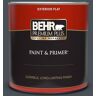 BEHR PREMIUM PLUS 1 qt. #PPU25-22 Chimney Flat Exterior Paint & Primer