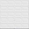 Clopay Classic Collection 8 ft. x 8 ft. 18.4 R-Value Intellicore Insulated Solid White Garage Door