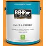 BEHR PREMIUM PLUS 1 gal. #280B-6 Amber Glow Satin Enamel Low Odor Interior Paint & Primer