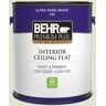 BEHR PREMIUM PLUS 1 gal. #400E-2 Turtle Dove Ceiling Flat Interior Paint