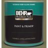 BEHR PREMIUM PLUS 1 qt. #S370-6 Seaweed Salad Semi-Gloss Enamel Exterior Paint & Primer