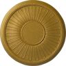 Ekena Millwork 19-7/8 in. x 1-1/4 in. Leandros Urethane Ceiling Medallion (Fits Canopies upto 6-3/8 in.), Pharaohs Gold