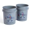 Life Is Good Jake's Weekend Warrior 5 Gallon Bucket, 2 Pack, Natural Grey