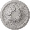 Ekena Millwork 26 in. x 3 in. Tristan Urethane Ceiling Medallion (Fits Canopies up to 5-1/2 in.), Ultra-Pure White, Ultra Pure White