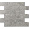 Yipscazo Subway Collection Concrete Grey 12 in. x 12 in. PVC Peel and Stick Tile (5 sq. ft./5 Sheets-Pack)