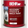 BEHR 1 gal. #GR-W06 Winds Breath Satin Interior/Exterior Masonry, Stucco and Brick Paint