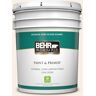 BEHR PREMIUM PLUS 5 gal. #M210-1 Seed Pearl Semi-Gloss Enamel Low Odor Interior Paint & Primer