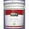 BEHR PREMIUM PLUS 5 gal. #M550-7 Strong Iris Flat Low Odor Interior Paint & Primer