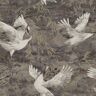 HOLDEN Sarus Crane Charcoal Textured Vinyl Non-Pasted Wallpaper (Covers 56 sq. ft.)