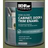 BEHR PREMIUM 1 qt. #AE-36 Shelter Green Semi-Gloss Enamel Interior/Exterior Cabinet, Door & Trim Paint