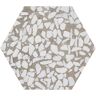 Ivy Hill Tile Fusion Hex Grigio Terrazzo 9.13 in. x 10.51 in. Matte Porcelain Floor and Wall Tile (8.07 sq.ft. / Case)