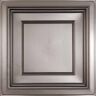 Ceilume Madison Faux Tin 2 ft. x 2 ft. Lay-in Coffered Ceiling Panel (Case of 6)