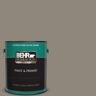 BEHR PREMIUM PLUS 1 gal. #T16-08 Fifth Olive-Nue Semi-Gloss Enamel Exterior Paint & Primer