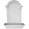 Ekena Millwork 30-1/4 in. x 6-7/8 in. x 42-5/8 in. Primed Polyurethane Surface Mount Large Waltz Wall Niche