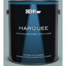 BEHR MARQUEE 1 gal. #ICC-66 Quiet Moment Satin Enamel Exterior Paint & Primer