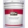 BEHR PREMIUM PLUS 5 gal. #620E-2 Naturally Calm Hi-Gloss Enamel Interior/Exterior Paint