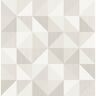 A-Street Prints Puzzle Light Grey Geometric Paper Strippable Wallpaper (Covers 56.4 sq. ft.)