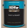 BEHR PREMIUM PLUS 1 gal. #PWL-85 Stepping Stones Satin Enamel Exterior Paint & Primer