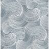 Scott Karson Blue Swirling Geometric Blue Paper Strippable Roll (Covers 56.4 sq. ft.)