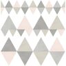 A-Street Prints Trilogy Light Pink Geometric Paper Strippable Roll (Covers 56.4 sq. ft.)